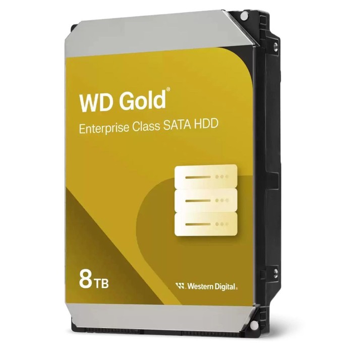 Жесткий диск WD SATA-III 8TB WD8005FRYZ Desktop Gold 512E (7200rpm) 256Mb 3.5" - фото 51619003