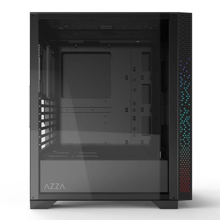 Корпус Azza Celesta F черный без БП ATX 5x120mm 5x140mm 2xUSB2.0 1xUSB3.0 audio bott PSU - фото 51619066