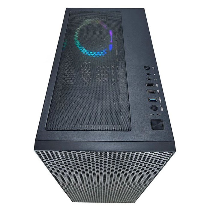 Корпус Azza Hive черный без БП ATX 8x120mm 5x140mm 2xUSB2.0 1xUSB3.0 audio bott PSU - фото 51619083