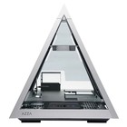 Корпус Azza Pyramid L черный/серебристый без БП ATX 6x120mm 2xUSB3.0 audio bott PSU - Фото 2