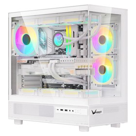 Корпус Formula Crystal Z8 Cosmic белый без БП ATX 3x120mm 5x140mm 1xUSB2.0 1xUSB3.0 1xUSB3