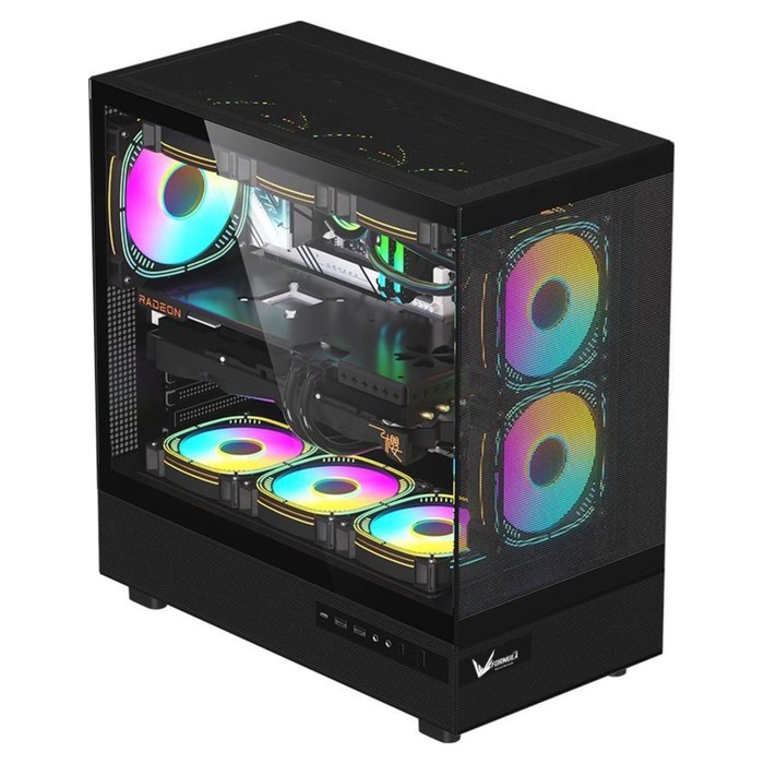 Корпус Formula Crystal Z8 Cosmic черный без БП ATX 3x120mm 5x140mm 1xUSB2.0 1xUSB3.0 1xUSB3 - фото 51619150