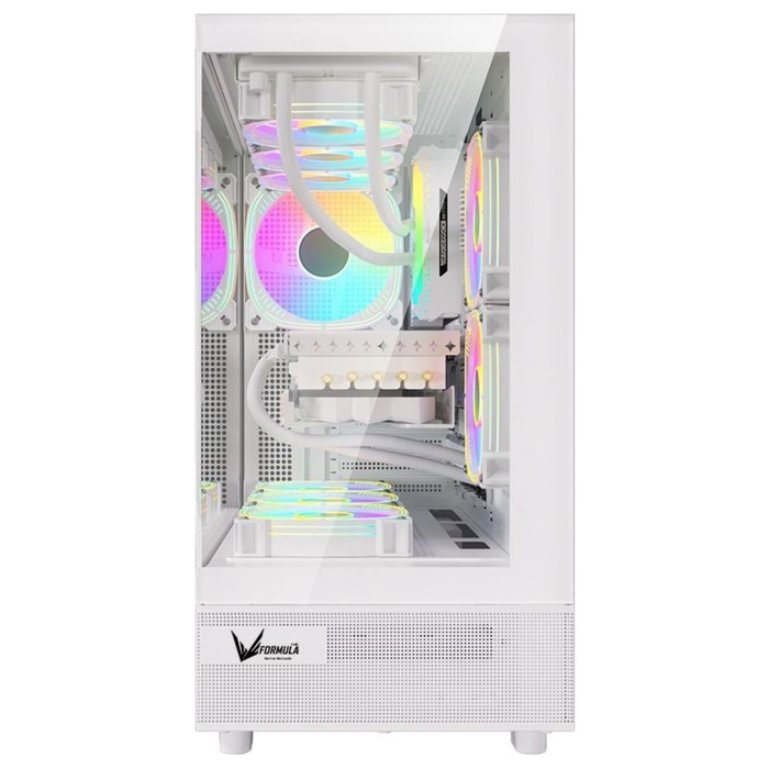 Корпус Formula Crystal Z8 Floe белый без БП ATX 3x120mm 5x140mm 1xUSB2.0 1xUSB3.0 1xUSB3.1 - фото 51619154