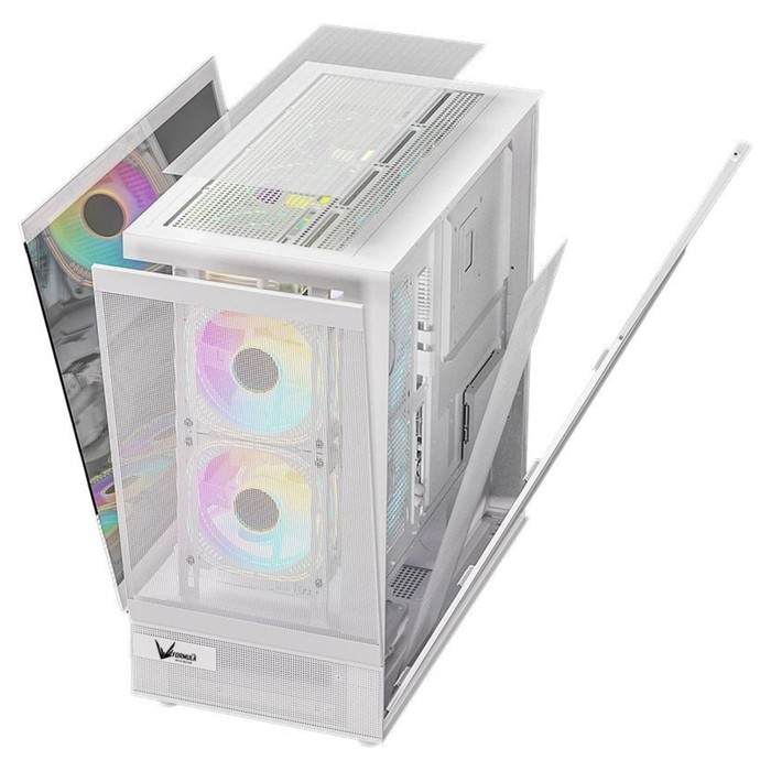 Корпус Formula Crystal Z8 Floe белый без БП ATX 3x120mm 5x140mm 1xUSB2.0 1xUSB3.0 1xUSB3.1 - фото 51619156