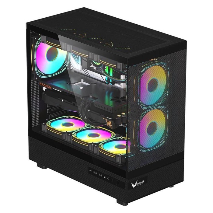 Корпус Formula Crystal Z8 Floe черный без БП ATX 3x120mm 5x140mm 1xUSB2.0 1xUSB3.0 1xUSB3.1 - фото 51619160