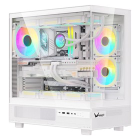 Корпус Formula Crystal Z8 белый без БП ATX 9x120mm 7x140mm 1xUSB2.0 1xUSB3.0 1xUSB3.1 audio