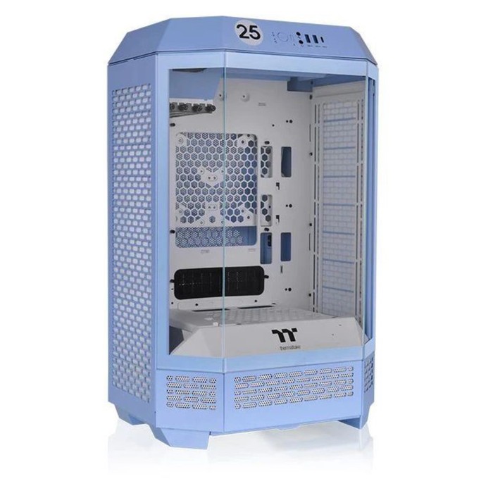 Корпус Thermaltake The Tower 300 Hydrangea голубой без БП miniITX 7x120mm 5x140mm 2xUSB3.0   1070400 - фото 51664009