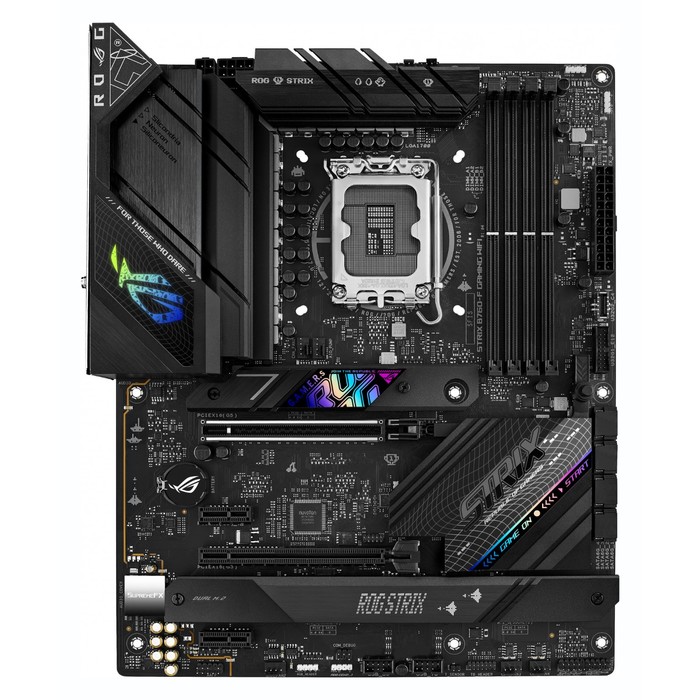 Материнская плата Asus ROG STRIX B760-F GAMING WIFI Soc-1700 Intel B760 4xDDR5 ATX AC`97 8c   107040 - фото 51619242