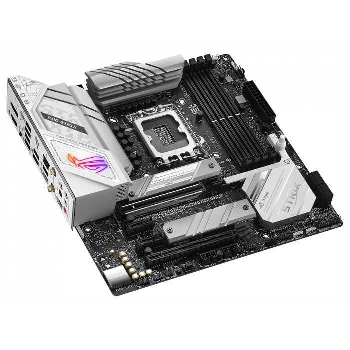 Материнская плата Asus ROG STRIX B760-G GAMING WIFI Soc-1700 Intel B760 4xDDR5 mATX AC`97 8   107040 - фото 51619257