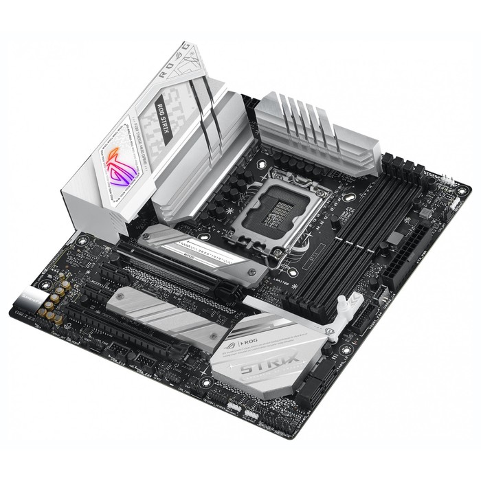 Материнская плата Asus ROG STRIX B760-G GAMING WIFI Soc-1700 Intel B760 4xDDR5 mATX AC`97 8   107040 - фото 51619258