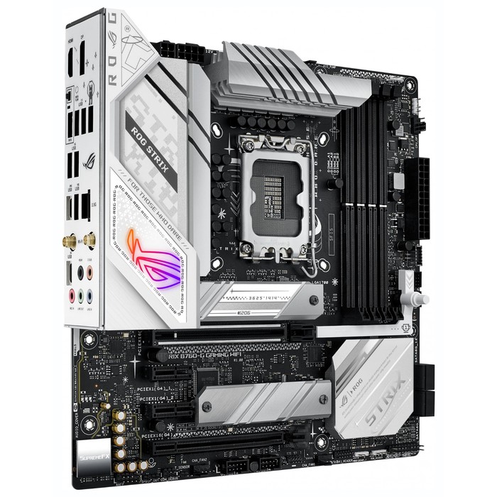 Материнская плата Asus ROG STRIX B760-G GAMING WIFI Soc-1700 Intel B760 4xDDR5 mATX AC`97 8   107040 - фото 51619259