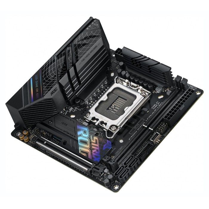 Материнская плата Asus ROG STRIX B760-I GAMING WIFI Soc-1700 Intel B760 2xDDR5 mini-ITX AC`   107040 - фото 51619265