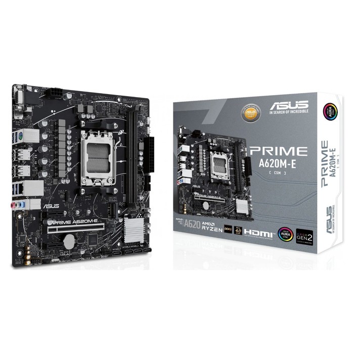 Материнская плата Asus PRIME A620M-E-CSM SocketAM5 AMD A620 2xDDR5 mATX AC`97 8ch(7.1) GbLA   107040 - фото 51619307