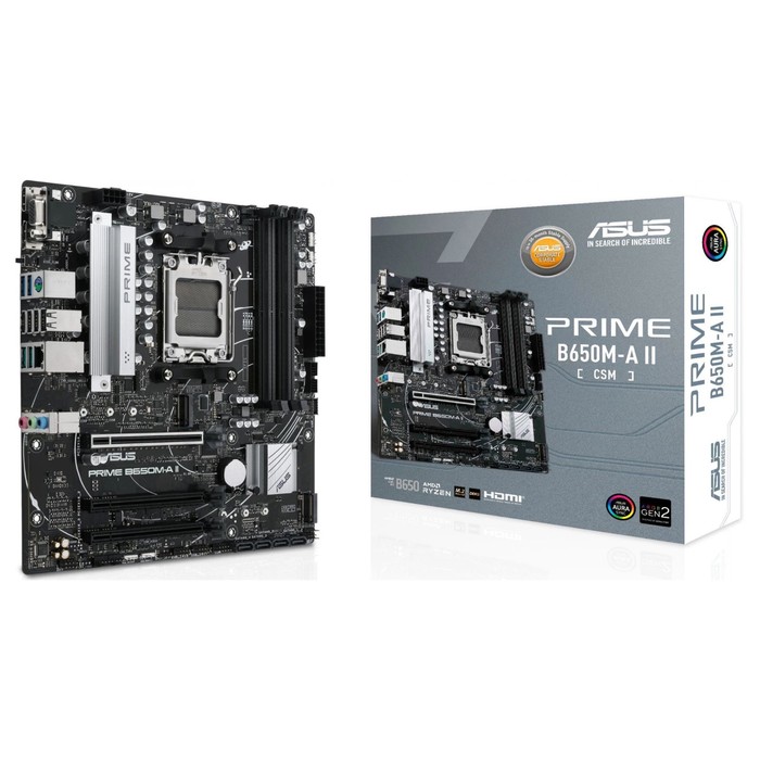 Материнская плата Asus PRIME B650M-A II-CSM SocketAM5 AMD B650 4xDDR5 mATX AC`97 8ch(7.1) 2   107040 - фото 51619318