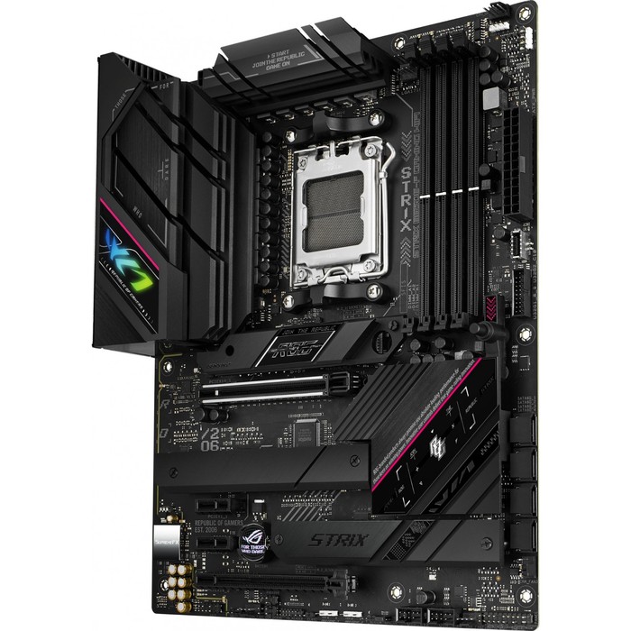 Материнская плата Asus ROG STRIX B650E-F GAMING WIFI SocketAM5 AMD B650 4xDDR5 ATX AC`97 8c   107040 - фото 51619366