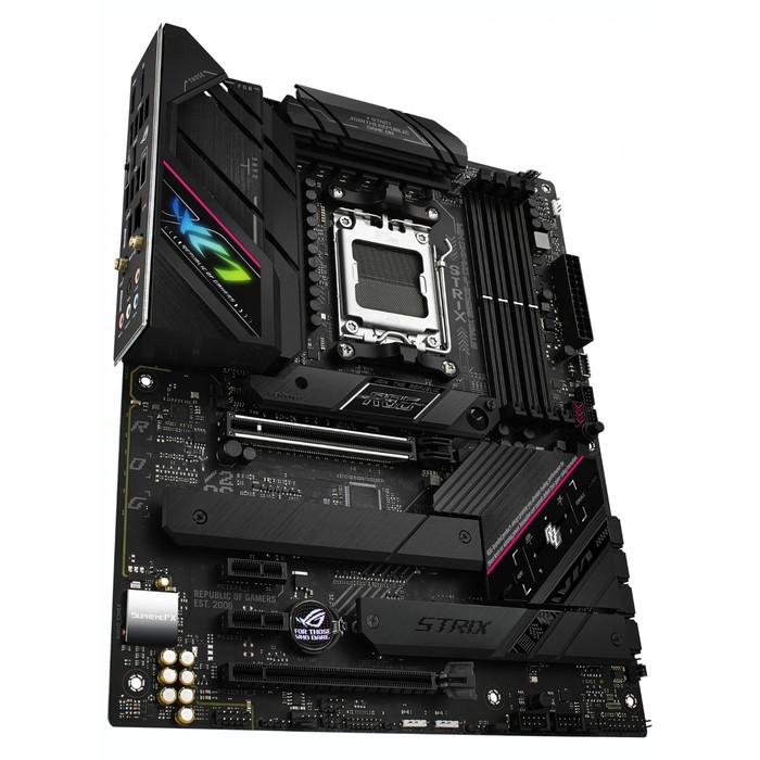 Материнская плата Asus ROG STRIX B650E-F GAMING WIFI SocketAM5 AMD B650 4xDDR5 ATX AC`97 8c   107040 - фото 51619367