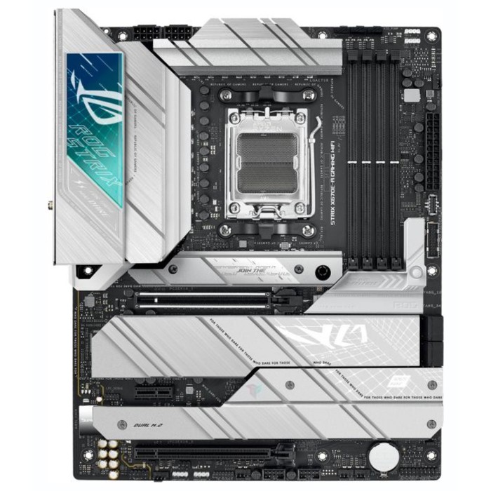 Материнская плата Asus ROG STRIX X670E-A GAMING WIFI SocketAM5 AMD X670 4xDDR5 ATX AC`97 8c   107040 - фото 51619381