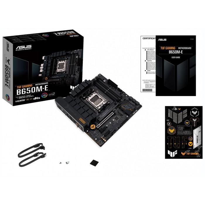 Материнская плата Asus TUF GAMING B650M-E SocketAM5 AMD B650 4xDDR5 mATX AC`97 8ch(7.1) 2.5   107040 - фото 51619430