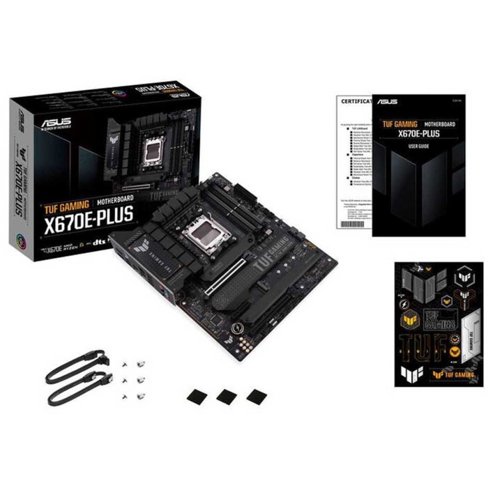 Материнская плата Asus TUF GAMING X670E-PLUS SocketAM5 AMD X670 4xDDR5 ATX AC`97 8ch(7.1) 2   107040 - фото 51619458