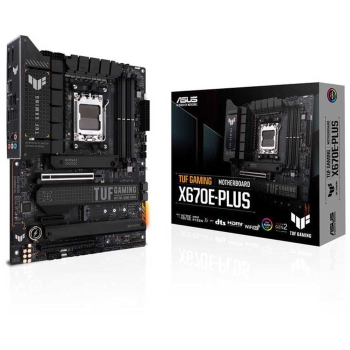 Материнская плата Asus TUF GAMING X670E-PLUS SocketAM5 AMD X670 4xDDR5 ATX AC`97 8ch(7.1) 2   107040 - фото 51619459