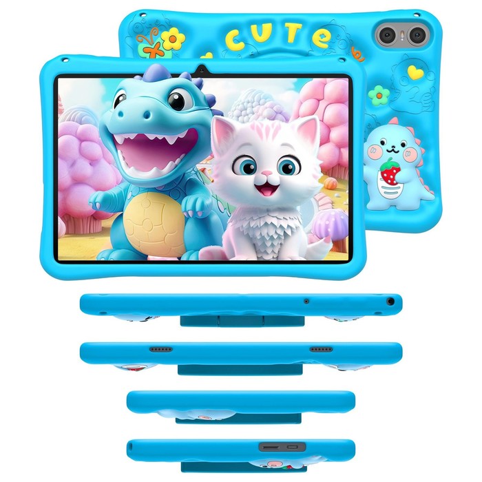 Планшет Teclast P30T Kids A523 (1.8) 8C RAM4Gb ROM128Gb 10.1" IPS 1280x800 Android 14 синий   107042 - фото 51620102