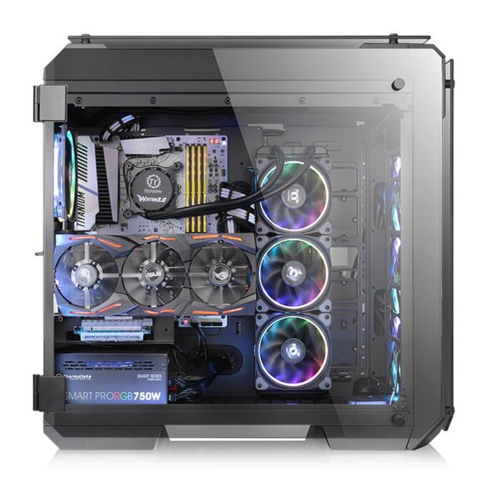 Корпус Thermaltake View 71 TG черный без БП ATX 9x120mm 4x140mm 2xUSB2.0 2xUSB3.0 audio bot   107042 - фото 51620138