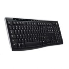 Клавиатура Logitech K270 черный/белый USB беспроводная Multimedia (920-003757) - Фото 1