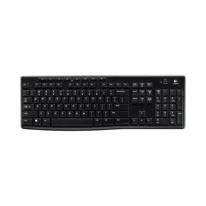 Клавиатура Logitech K270 черный/белый USB беспроводная Multimedia (920-003757) - фото 51620160