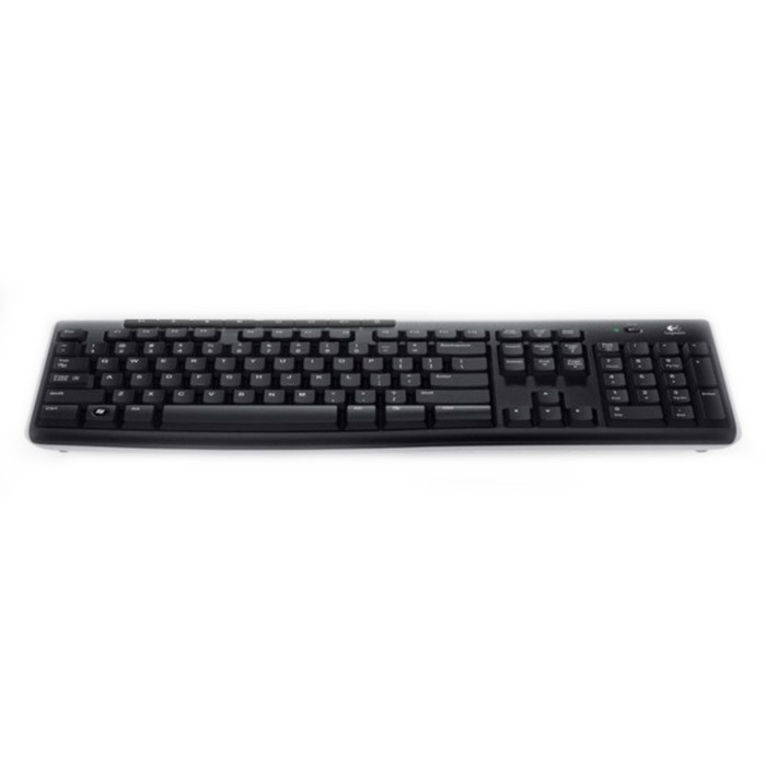 Клавиатура Logitech K270 черный/белый USB беспроводная Multimedia (920-003757) - фото 51620161