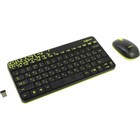 Клавиатура + мышь Logitech MK240 клав:черный/желтый мышь:черный/желтый USB беспроводная sli   107042 - фото 51620163