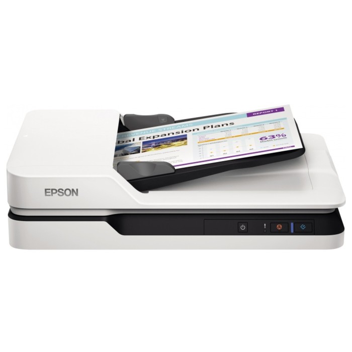 Сканер планшетный Epson WorkForce DS-1630 (B11B239402/401/507) A4 - фото 51620467