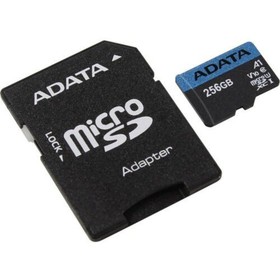 Карта памяти microSDXC 256GB A-Data AUSDX256GUICL10A1-RA1 Premier Pro + adapter