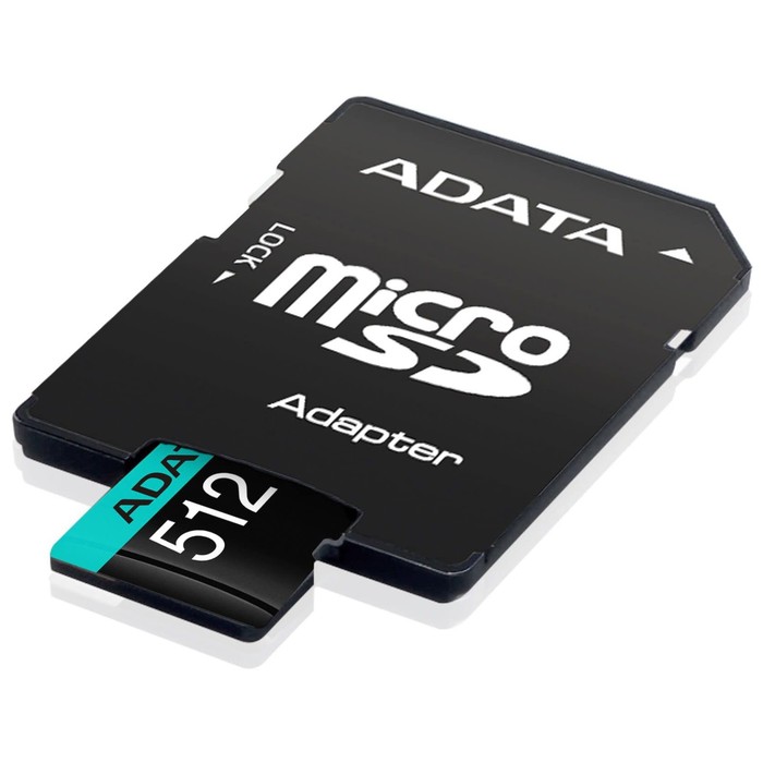 Карта памяти microSDXC 512GB A-Data AUSDX512GUI3V30SA2-RA1 Premier Pro + adapter - фото 51620494