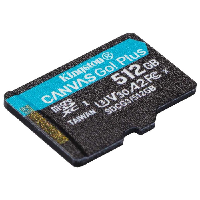 Карта памяти microSDXC 512GB Kingston SDCG3/512GBSP Canvas Go! Plus w/o adapter - фото 51684966