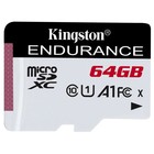 Карта памяти microSDXC 64GB Kingston SDCE/64GB High Endurance w/o adapter - фото 51620513