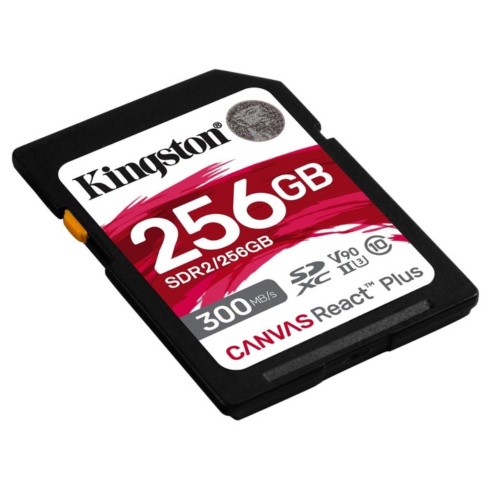 Карта памяти SDXC 256GB Kingston SDR2/256GB Canvas React Plus w/o adapter - фото 51625471