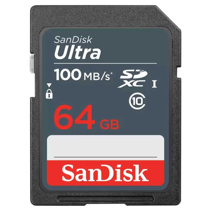 Карта памяти SDXC 64GB Sandisk SDSDUNR-064G-GN3IN Ultra - Фото 1
