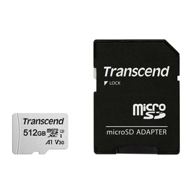 Карта памяти microSDXC 512GB Transcend TS512GUSD300S-A 300S + adapter