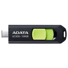 Флешка A-Data 128GB Type-C UC300 ACHO-UC300-128G-RBK/GN USB3.2 черный/зеленый - Фото 1