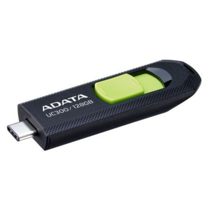 Флешка A-Data 128GB Type-C UC300 ACHO-UC300-128G-RBK/GN USB3.2 черный/зеленый - фото 51620525