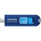 Флешка A-Data 128GB Type-C UC300 ACHO-UC300-128G-RNB/BU USB3.2 синий/голубой - Фото 1