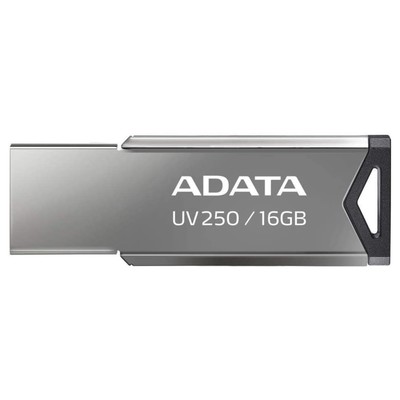 Флешка A-Data 16GB UV250 AUV250-16G-RBK USB2.0 серебристый