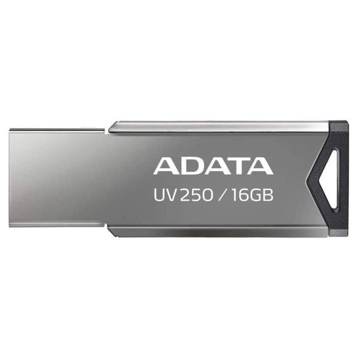 Флешка A-Data 16GB UV250 AUV250-16G-RBK USB2.0 серебристый - Фото 1