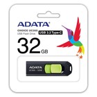 Флешка A-Data 32GB Type-C UC300 ACHO-UC300-32G-RBK/GN USB3.2 черный/зеленый - Фото 2
