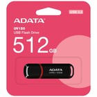 Флешка A-Data 512GB AUV150 AUV150-512G-RBK USB3.0 черный - фото 51620564 Флешка A-Data 512GB AUV150 AUV150-512G-RBK USB3.0 черный - фото 51620564