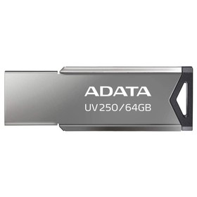 Флешка A-Data 64GB UV250 AUV250-64G-RBK USB2.0 серебристый