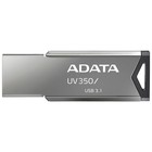 Флешка A-Data 64GB UV350 AUV350-64G-RBK USB3.0 серебристый - фото 51620582