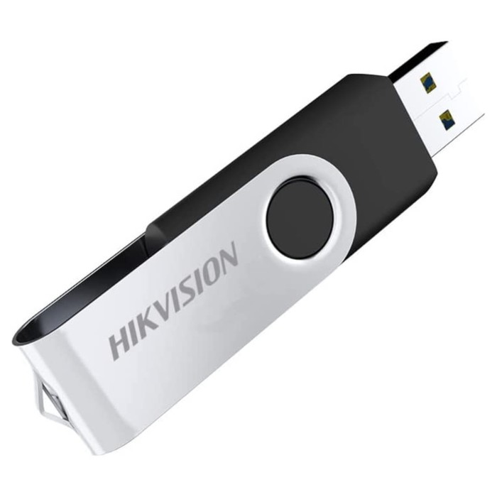 Флешка Hikvision 64GB M200S HS-USB-M200S/64G/U3 USB3.0 серебристый/черный - фото 51620669