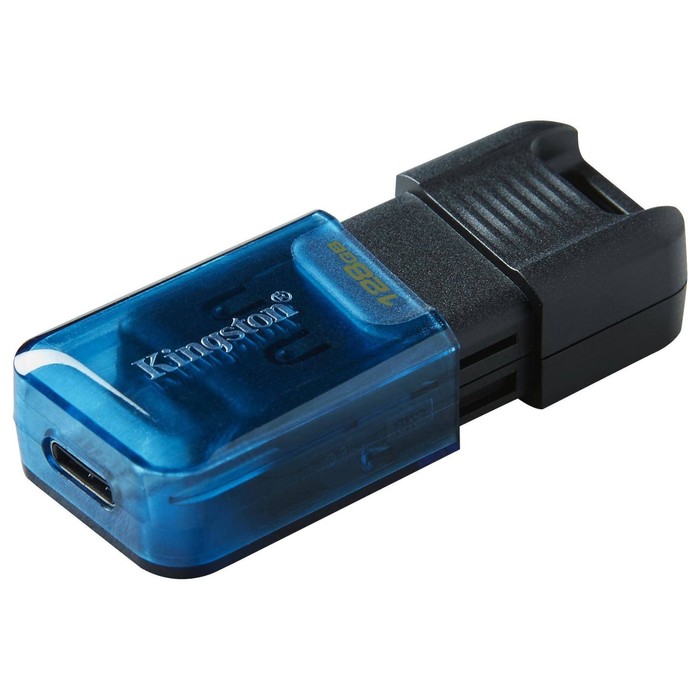 Флешка Kingston 128GB DataTraveler 80 M Type-C DT80M/128GB USB3.2 черный - фото 51620682