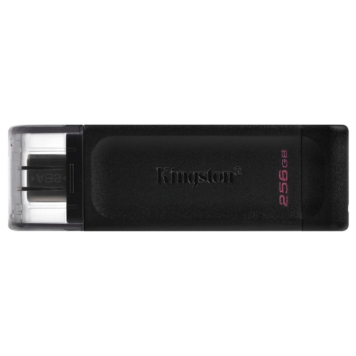 Флешка Kingston 256GB DataTraveler 70 Type-C DT70/256GB USB3.2 черный - Фото 1